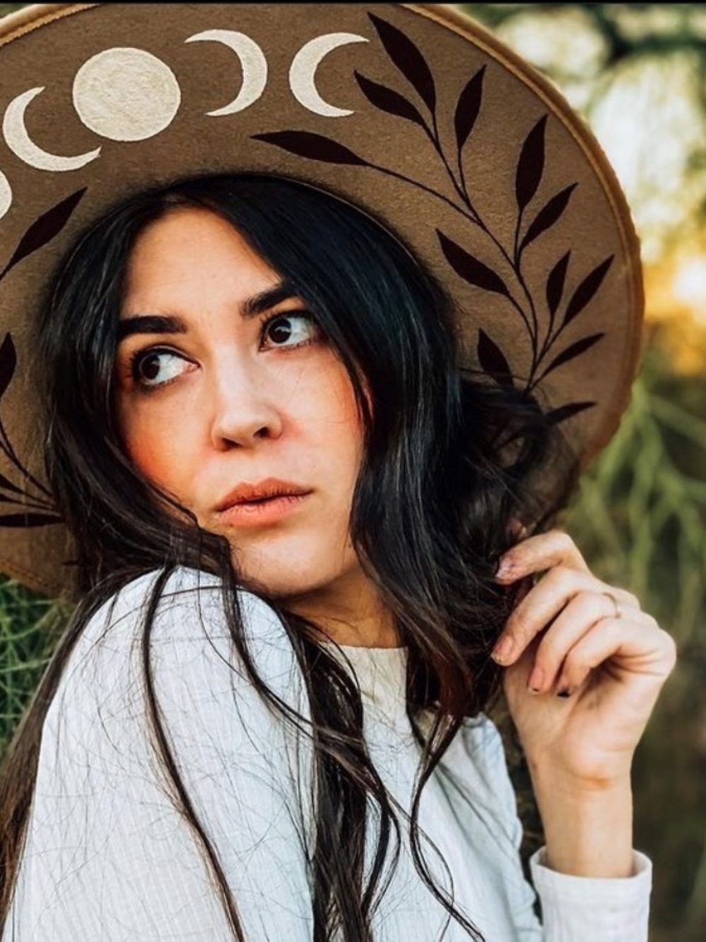 Luna Bloom Benny Hat OOAK